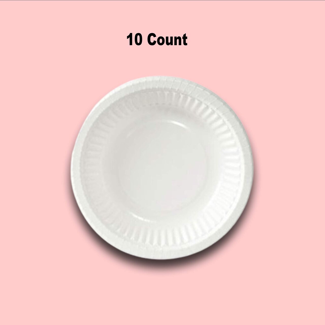 10 Count Disposable Foam Bowls 8" Diameter Sturdy & Insulated for Hot & Cold Foods 30 OZ